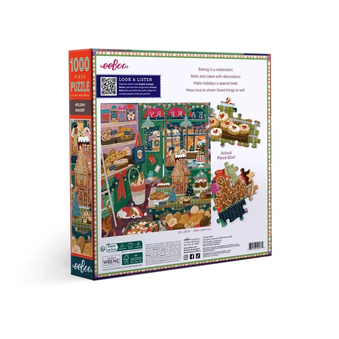 Puzzle Holiday Bakery - 1000 pièces
