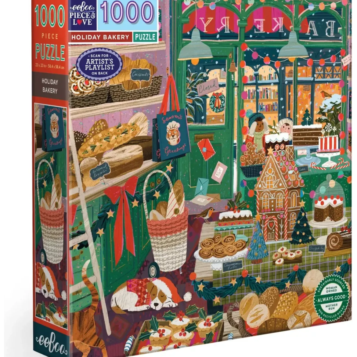 Puzzle Holiday Bakery - 1000 pièces