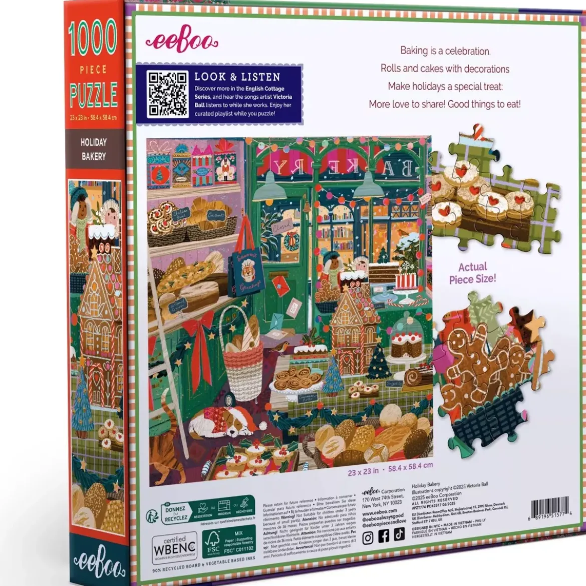 Puzzle Holiday Bakery - 1000 pièces