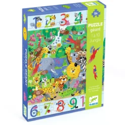 Puzzle 1 à 10 Jungle - 54 pièces