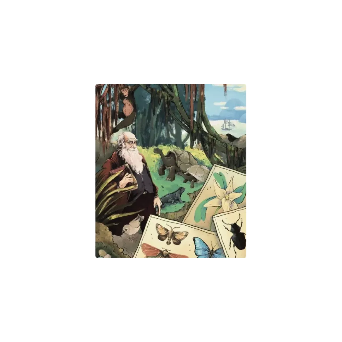 Puzzle La galerie des Légendes : Charles Darwin - 1000 pièces