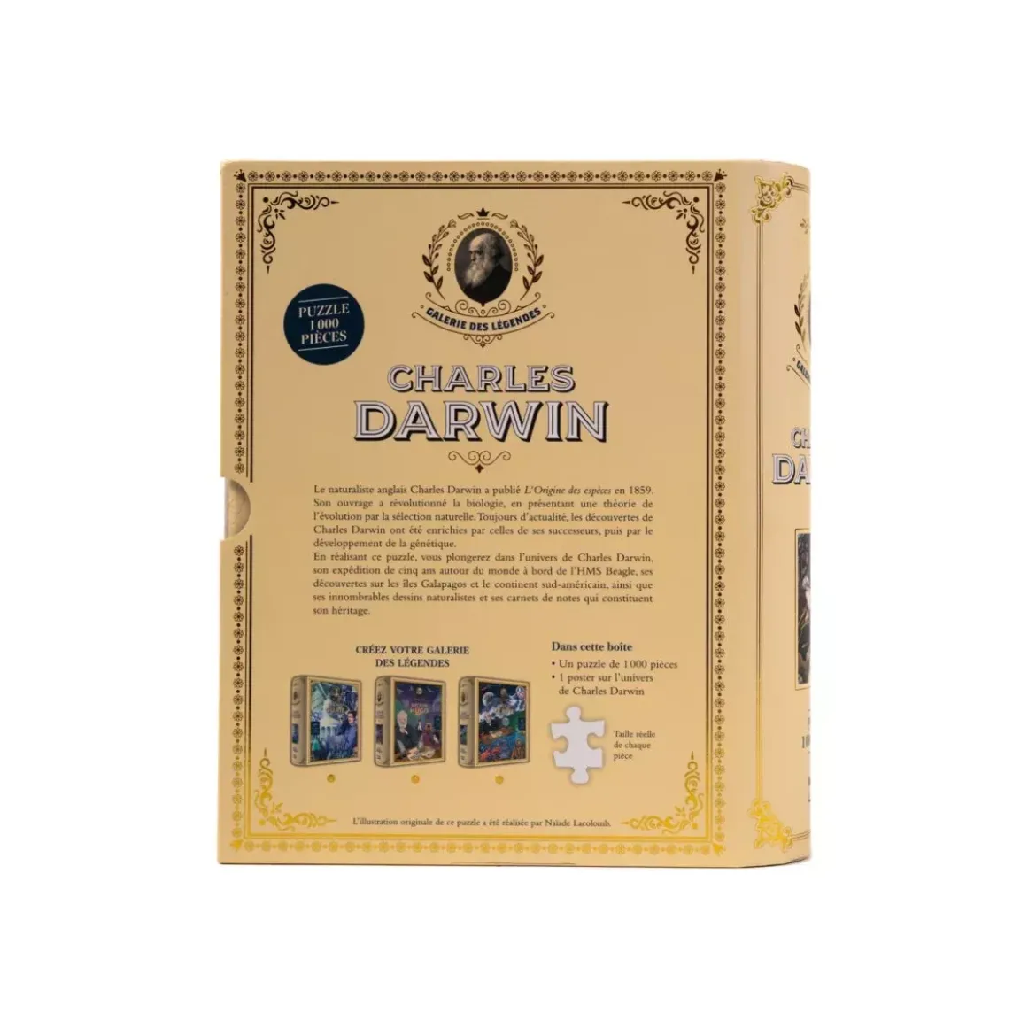 Puzzle La galerie des Légendes : Charles Darwin - 1000 pièces
