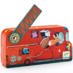 Puzzle Le Camion de Pompier - 16 pièces