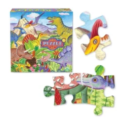 Puzzle Île des Dinosaures - 64 pièces