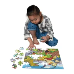 Puzzle Île des Dinosaures - 64 pièces