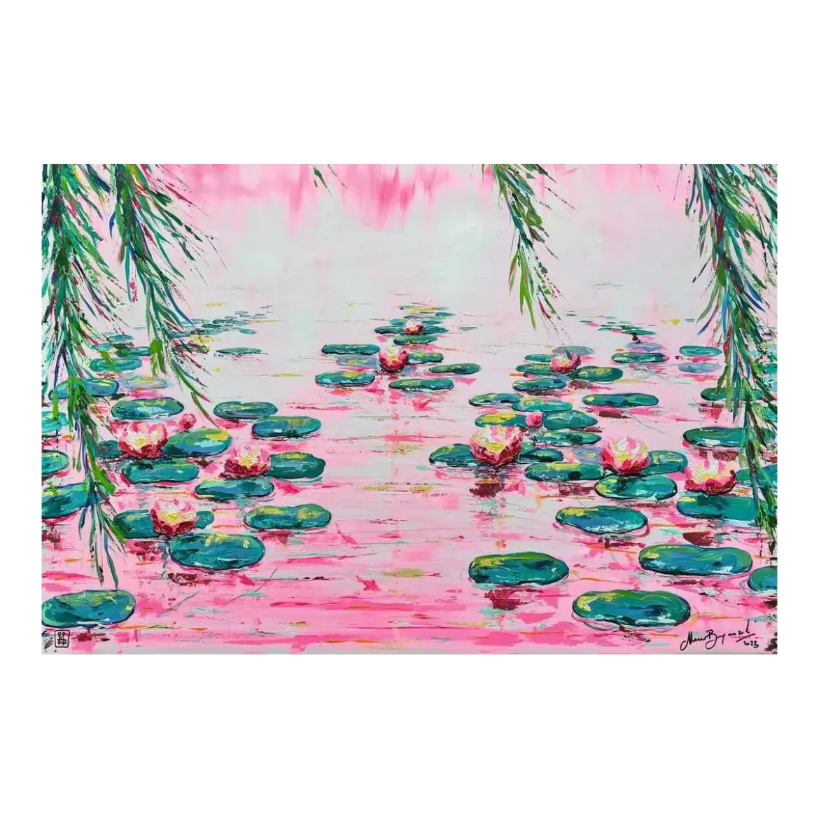 Puzzle Les Nénuphars Roses - 4000 pièces