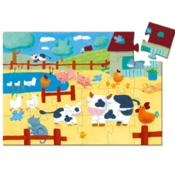 Puzzle Les Vaches à la Ferme - 24 pièces