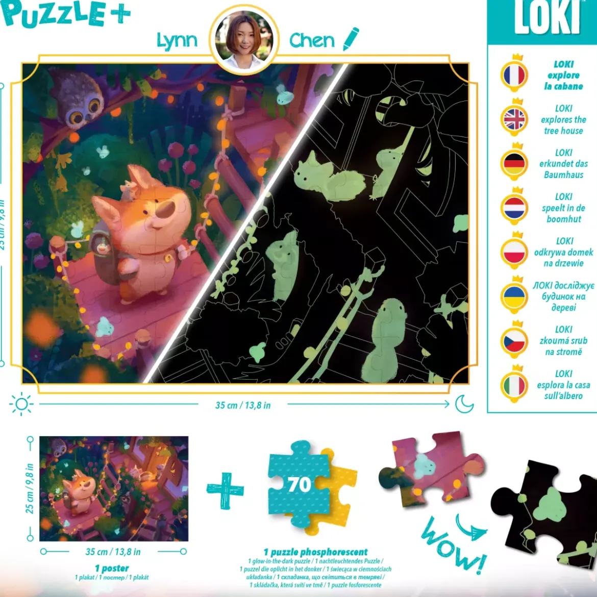 Puzzle Loki explore la Cabane - 70 pièces