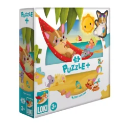 Puzzle Loki à la plage - 12 pièces