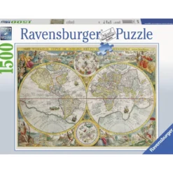 Puzzle Mappemonde 1594 - 1500 pièces