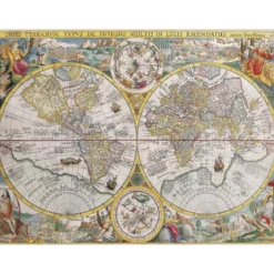 Puzzle Mappemonde 1594 - 1500 pièces