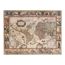 Puzzle Mappemonde 1650 - 2000 pièces