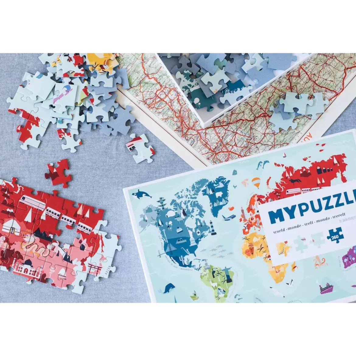 Puzzle Monde - 252 pièces