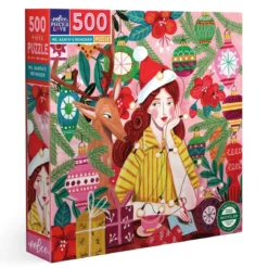 Puzzle Ms. Santa's Reindeer - 500 pièces