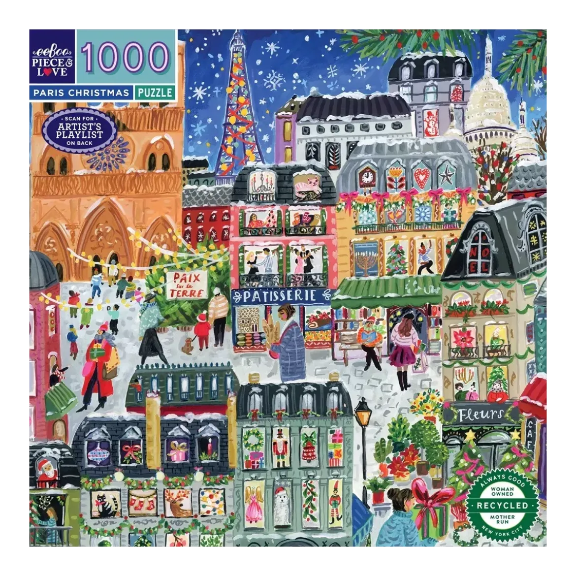 Puzzle Paris Christmas - 1000 pièces