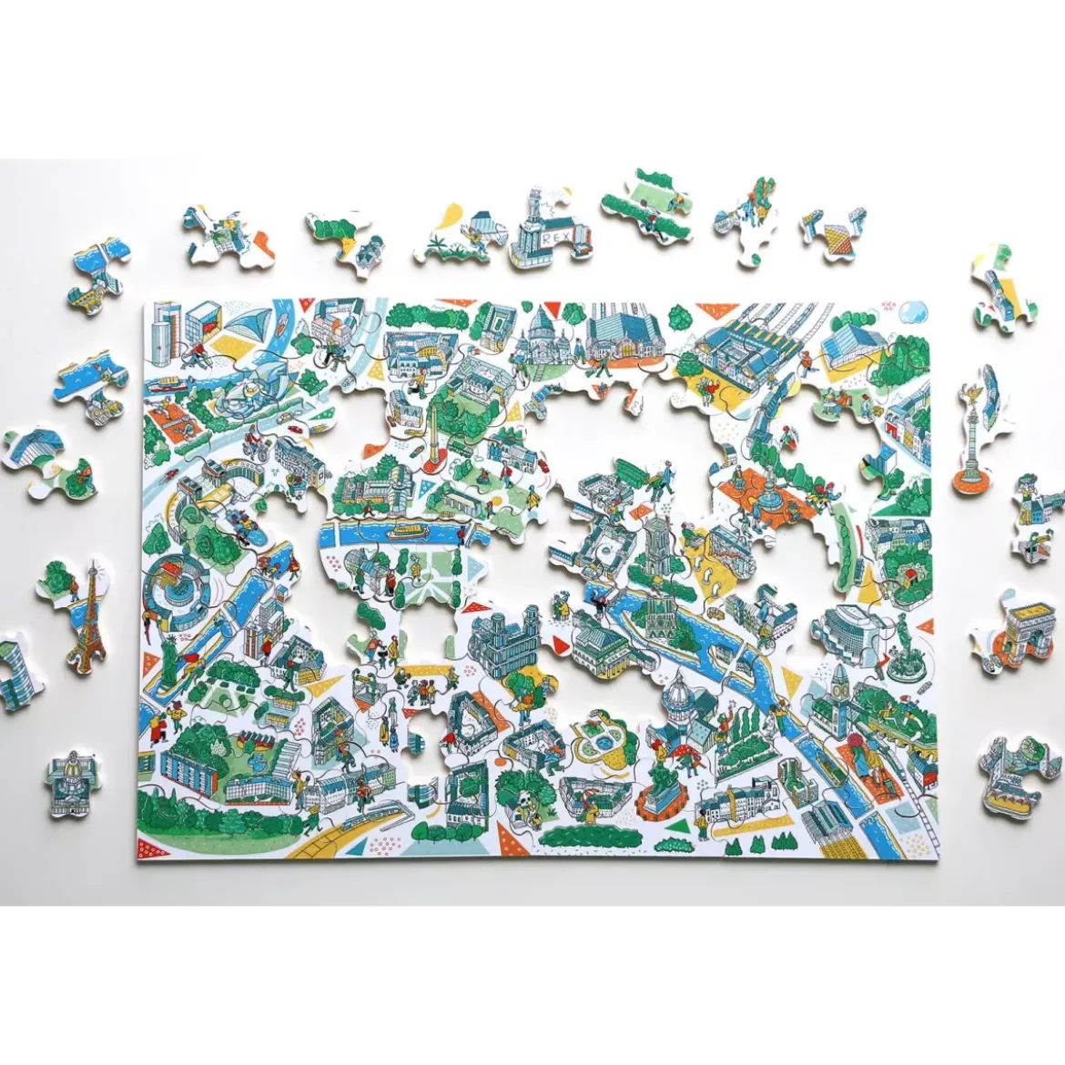 Puzzle Paris Labyrinthes - 100 pièces