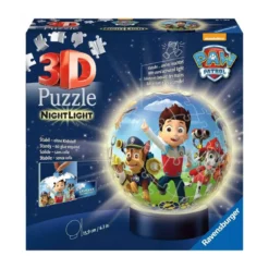 Puzzle Pat'Patrouille 3D Ball Illuminé - 72 pièces