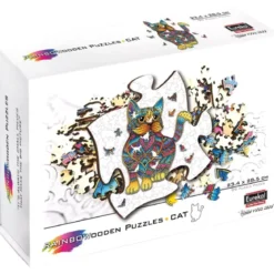 Puzzle Rainbowooden Chat - 99 pièces