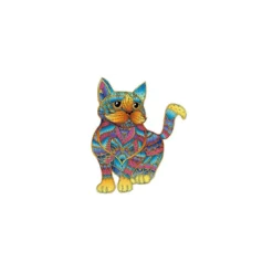Puzzle Rainbowooden Chat - 99 pièces
