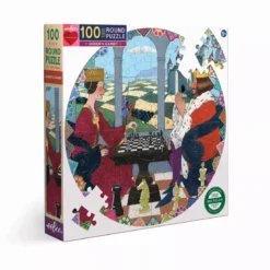Puzzle Rond Gambit de la Reine - 100 pièces