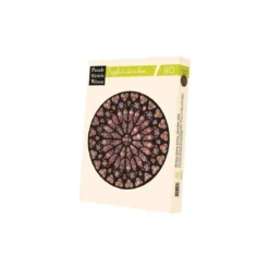 Puzzle Rond Rosace Notre Dame - 80 pièces