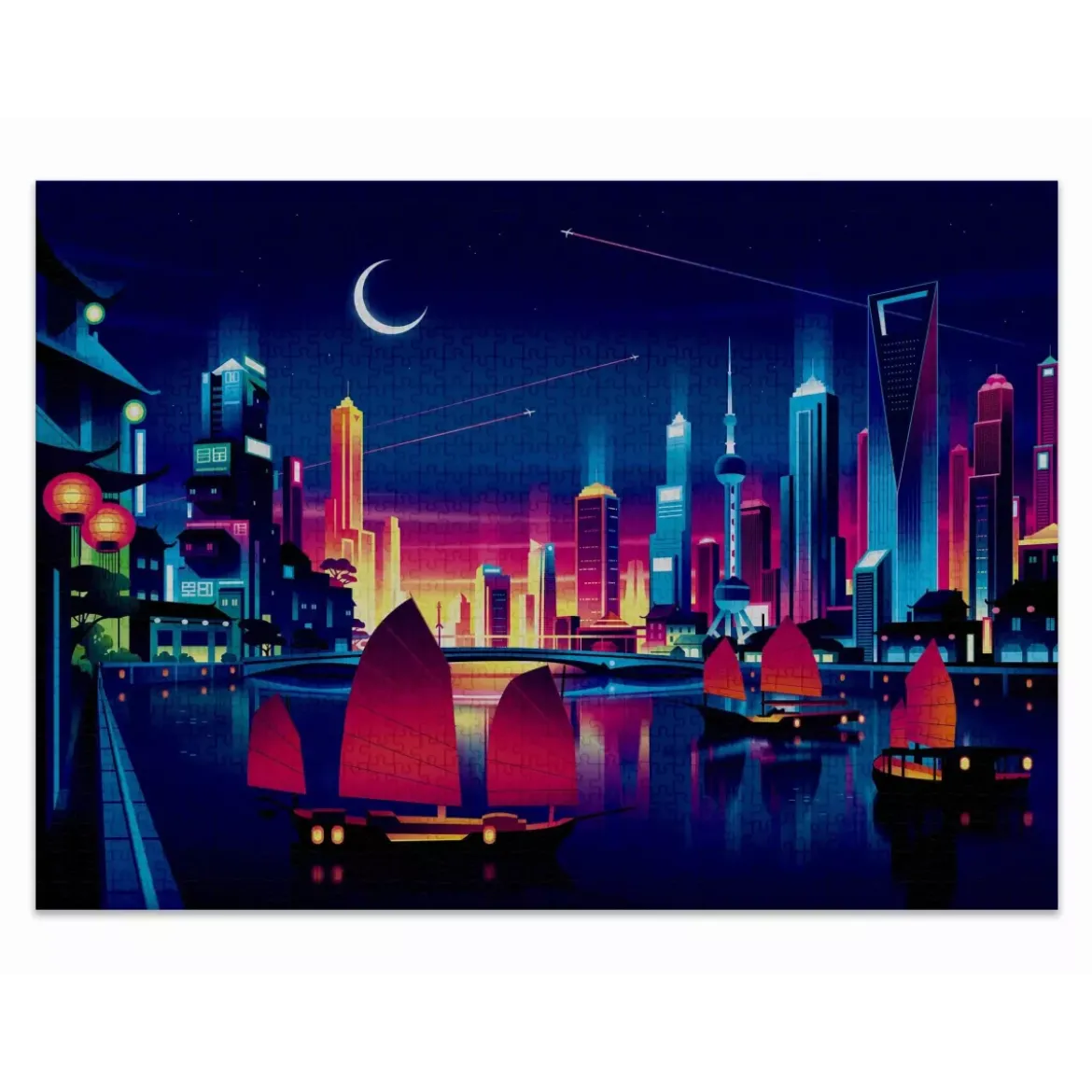Puzzle Skyline - 1000 pièces