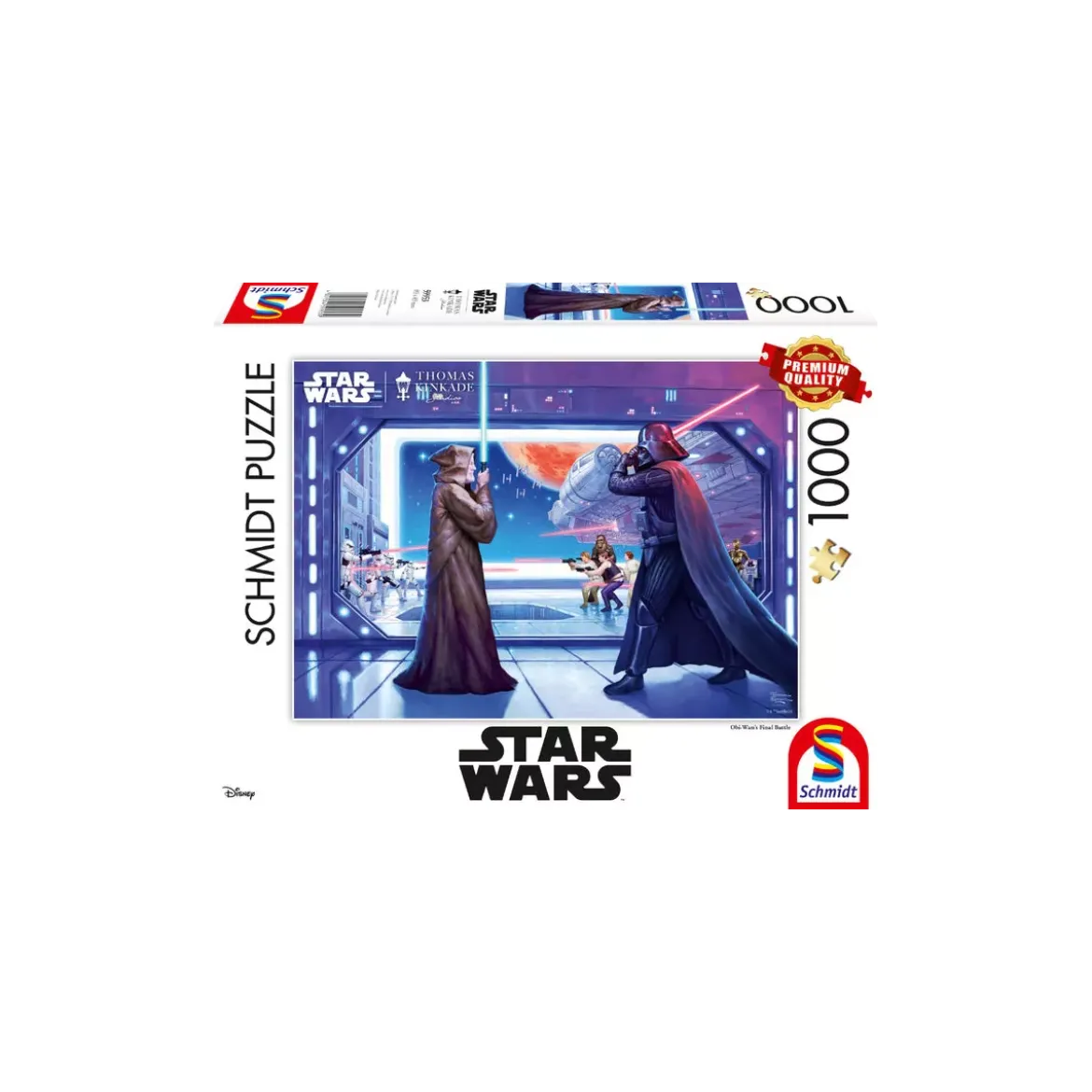 Puzzle Star Wars Le Combat Final d'Obi Wan - 1000 pièces