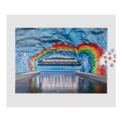Puzzle Stockholm Subway Art Rainbow - 1000 pièces