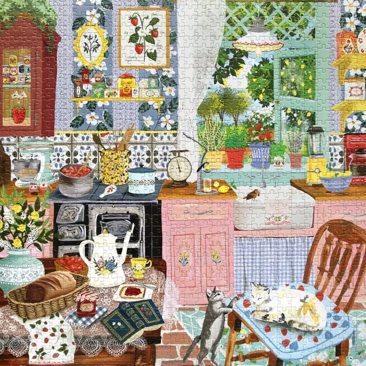 Puzzle Strawberry Kitchen - 1000 pièces