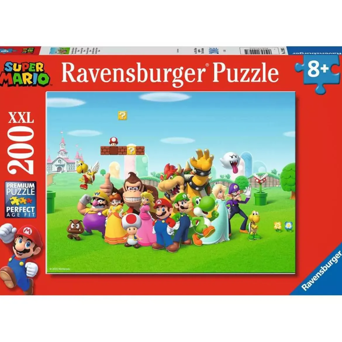 Puzzle Super Mario : Les Aventures de Super Mario - 200 pièces XXL