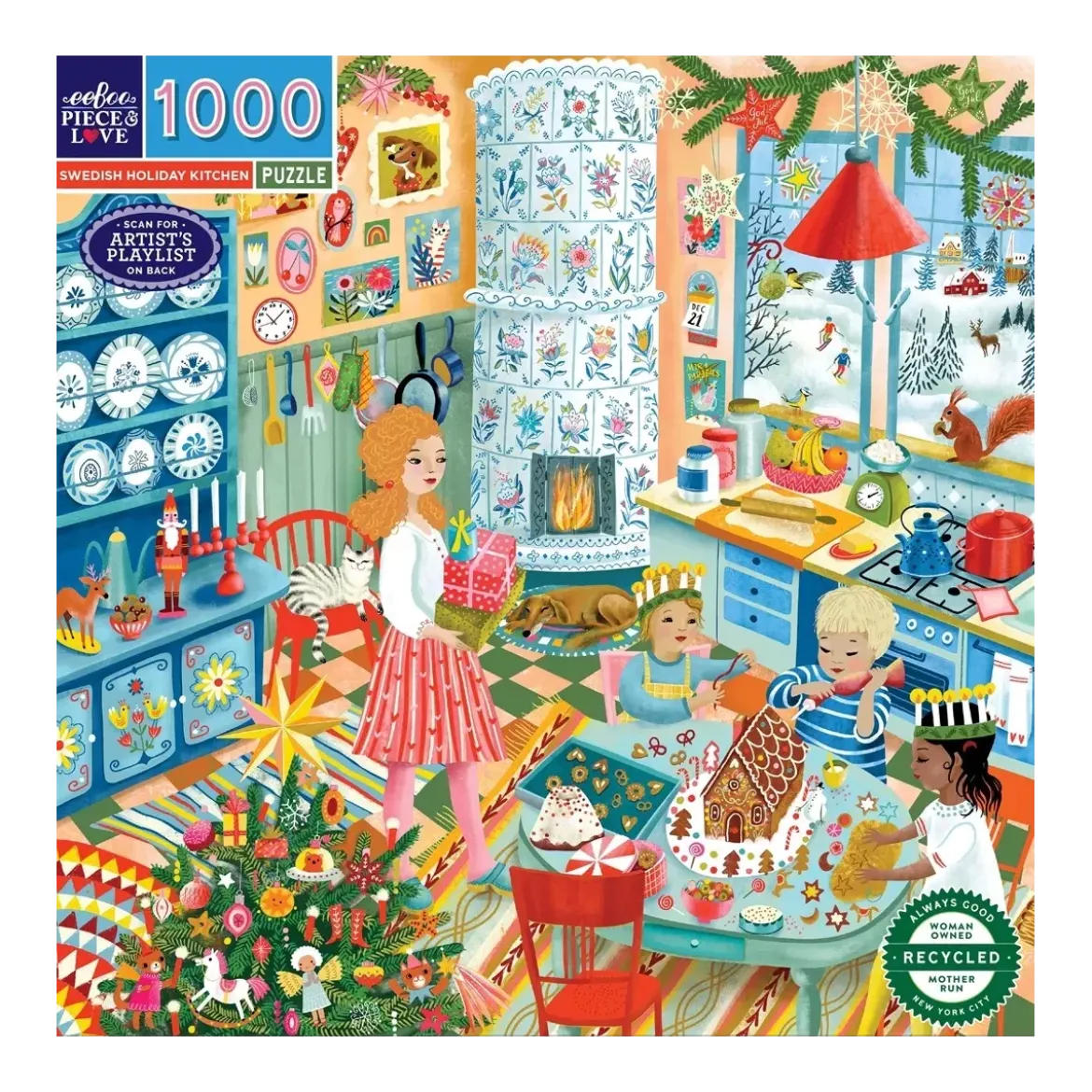 Puzzle Swedish Holiday Kitchen - 1000 pièces