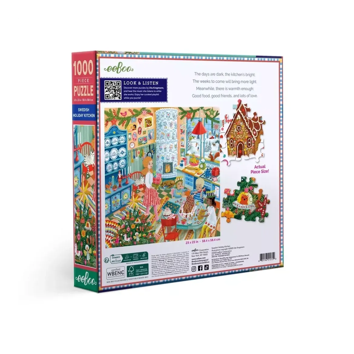 Puzzle Swedish Holiday Kitchen - 1000 pièces