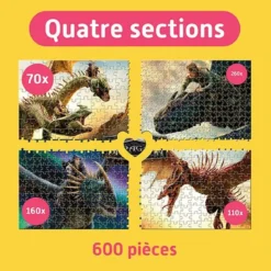 Puzzle Teampuzzle : Dragon - 600 pièces