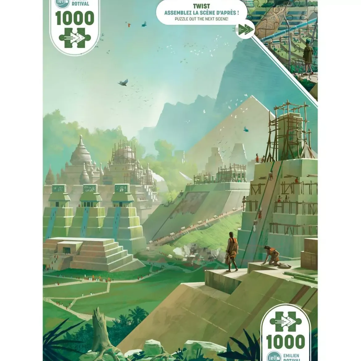 Puzzle Twist Ancient Pyramids - 1000 pièces