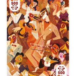 Puzzle Universe Jazz Masks - 500 pièces
