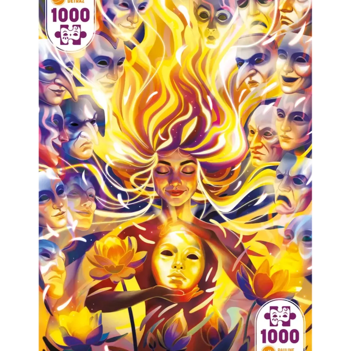 Puzzle Universe Social Masks - 1000 pièces