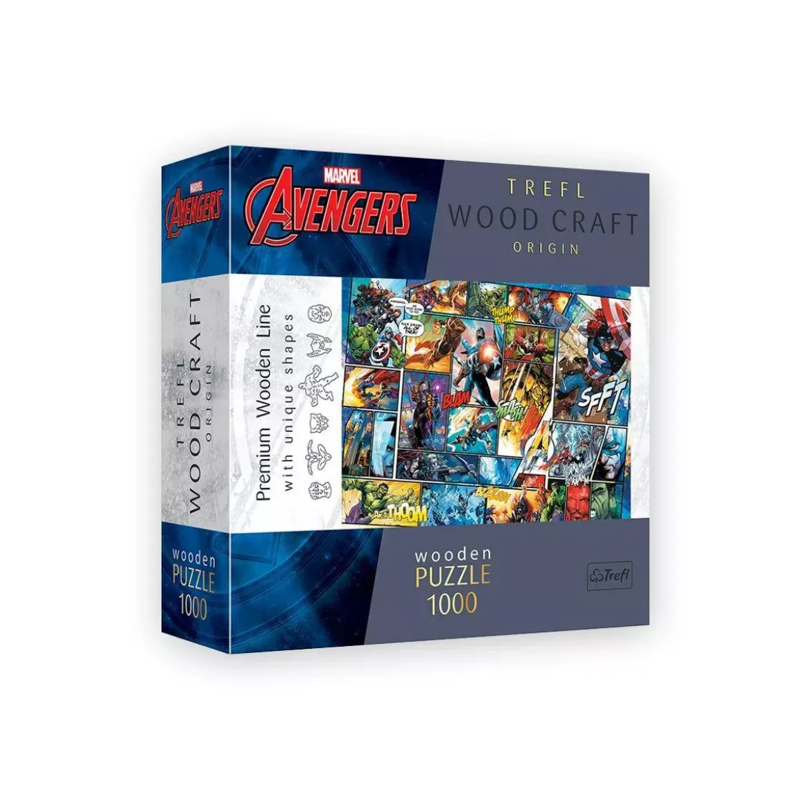 Puzzle Wood Craft Marvel Comics - 1000 pièces