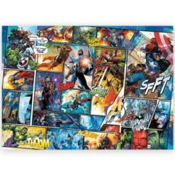Puzzle Wood Craft Marvel Comics - 1000 pièces
