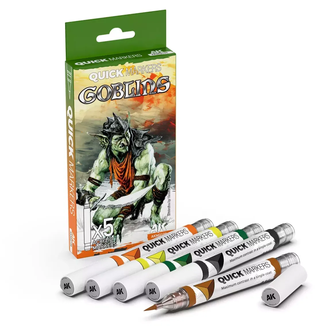 Quick Markers AK Interactive : Goblins Set