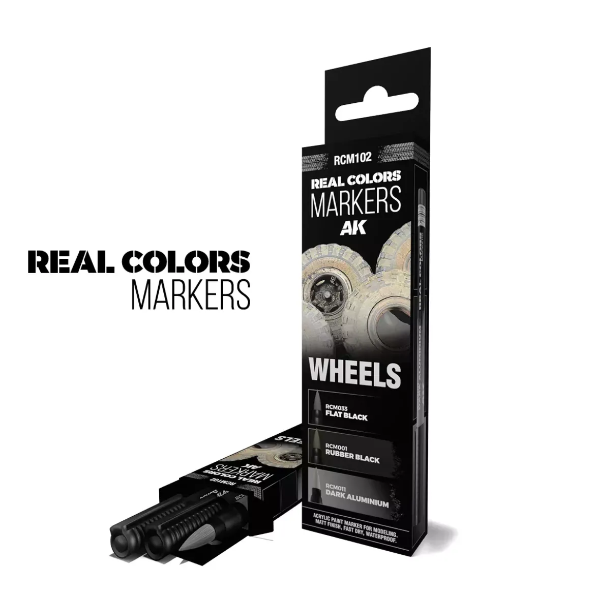 Real Colors Markers Set : Wheels - AK Interactive