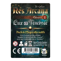 Res Arcana : Lux & Tenebrae - Mages Alternatifs - Extension