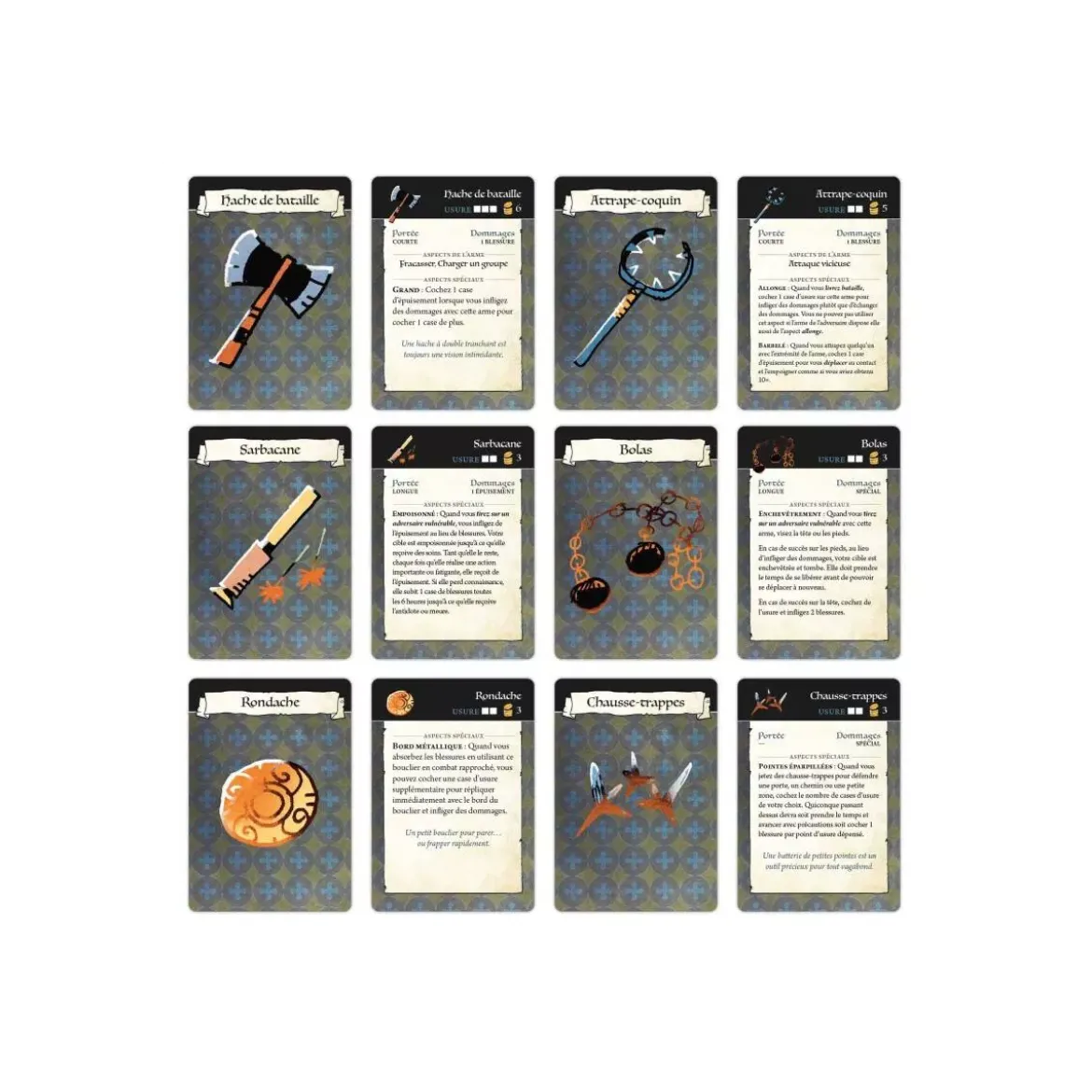 Root : Le jeu de rôle - Cartes Équipement