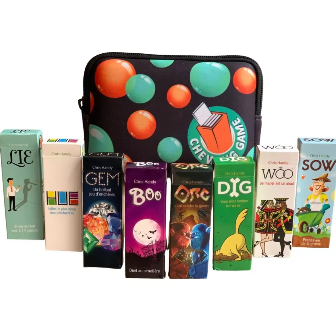 Set 8 Jeux en Troussette - Chewing Game