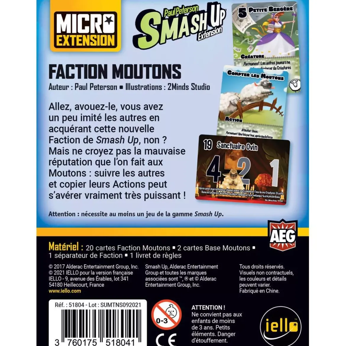 Smash Up : Faction Moutons - Micro Extension