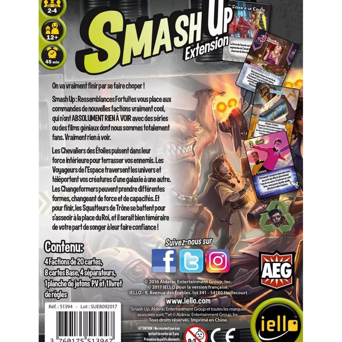 Smash Up : Ressemblances Fortuites ! - Extension