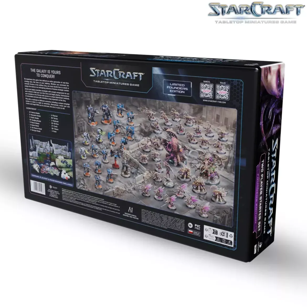 StarCraft - Tabletop Miniatures Game : Two Player Starter Set Founders Edition - Version Anglaise