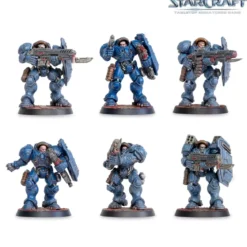 StarCraft - Tabletop Miniatures Game : Terran Starter Set - Version Anglaise