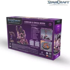 StarCraft - Tabletop Miniatures Game - Kerrigan & Omega Worm - Zerg Hero Expansion Set - Version Anglaise