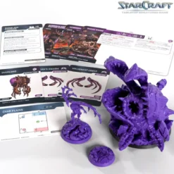 StarCraft - Tabletop Miniatures Game - Kerrigan & Omega Worm - Zerg Hero Expansion Set - Version Anglaise