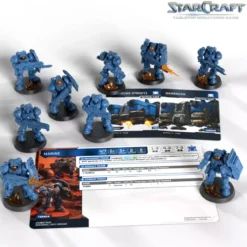StarCraft - Tabletop Miniatures Game - Marine - Terran Expansion Set - Version Anglaise